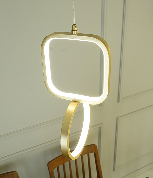 LED 덴비 펜던트조명, 식탁등 (골드 LED10W)