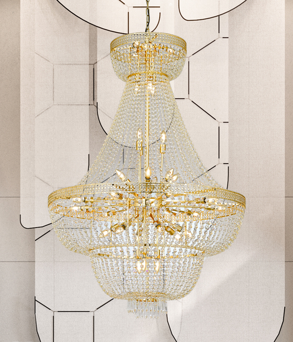 메리어드 8등 샹들리에 크리스탈펜던트