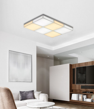 메트로놈 6등(실크솔 20Wx6) 거실전등 국산LED거실등