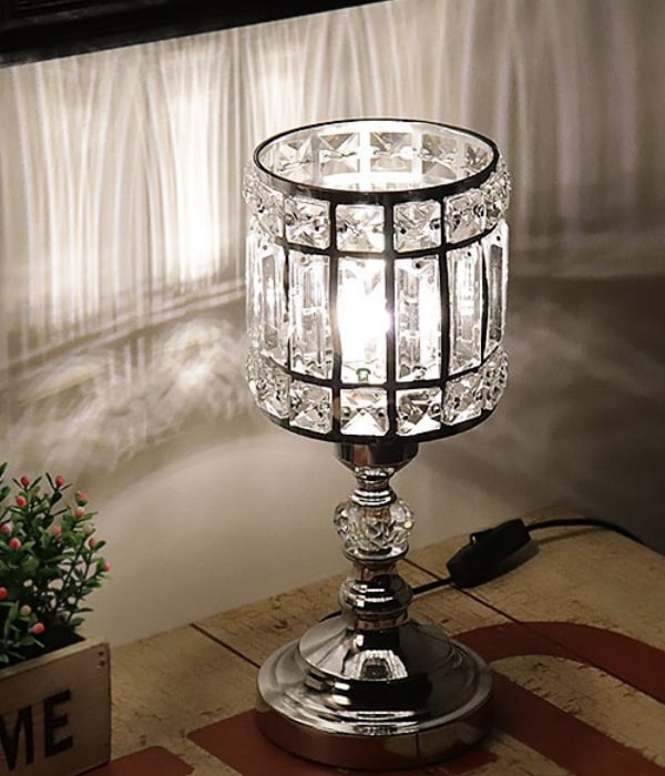 안단티노 미니 크리스탈 침실스탠드 (골드, 크롬)